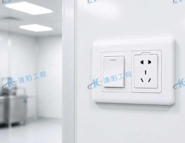洁净室洁净区插座开关为什么要用嵌入式密封款？-清阳工程奖